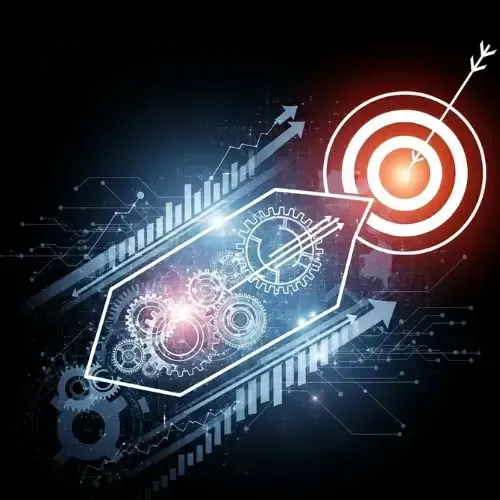 Le chemin structuré de l'objectif à l'action en entrepreneuriat : une synergie de vision, de processus et de croissance.