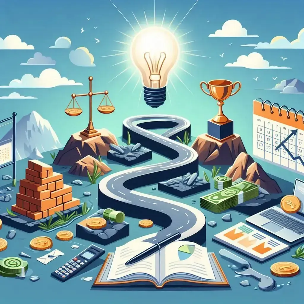 Parcours entrepreneurial : de l’idée à la réussite, entre défis, stratégie et croissance durable.