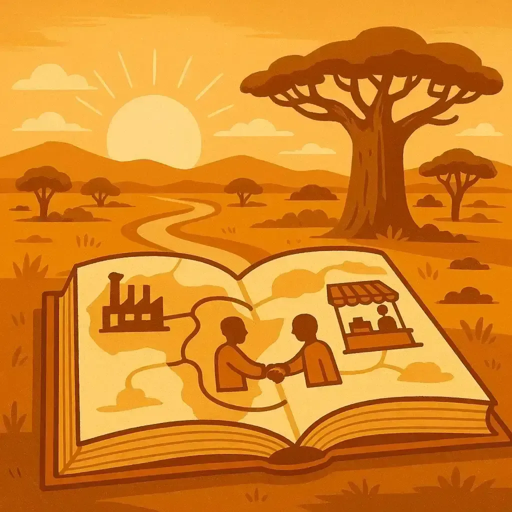 Ton livre, ta carte, ton chemin. Découvre les opportunités et construis ton succès entrepreneurial en terre africaine.
