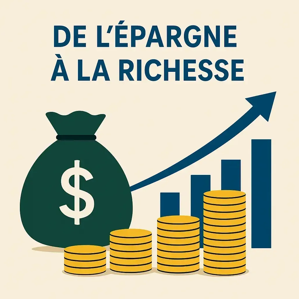 De l’épargne à la richesse : une image inspirante