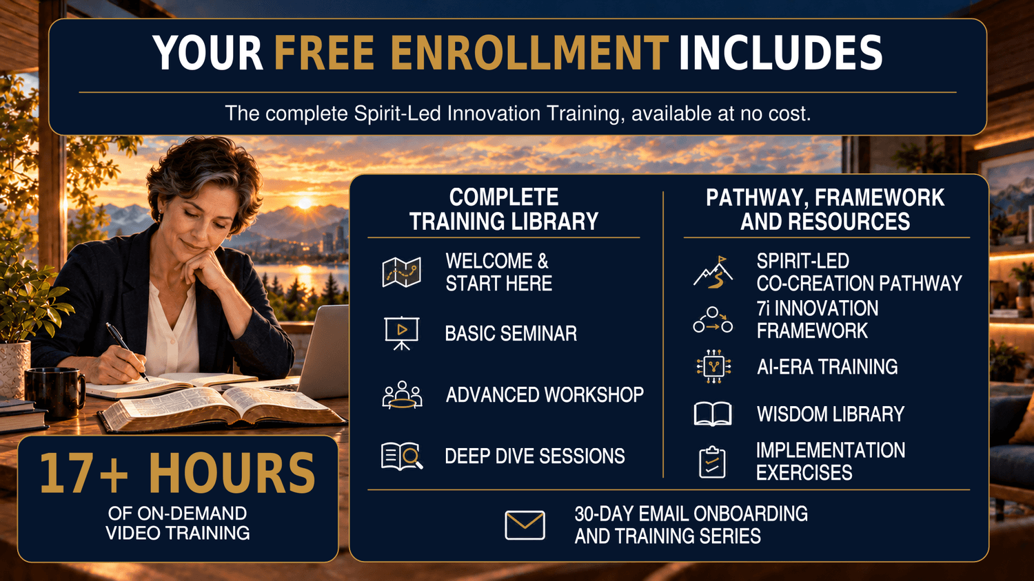 Online training experience