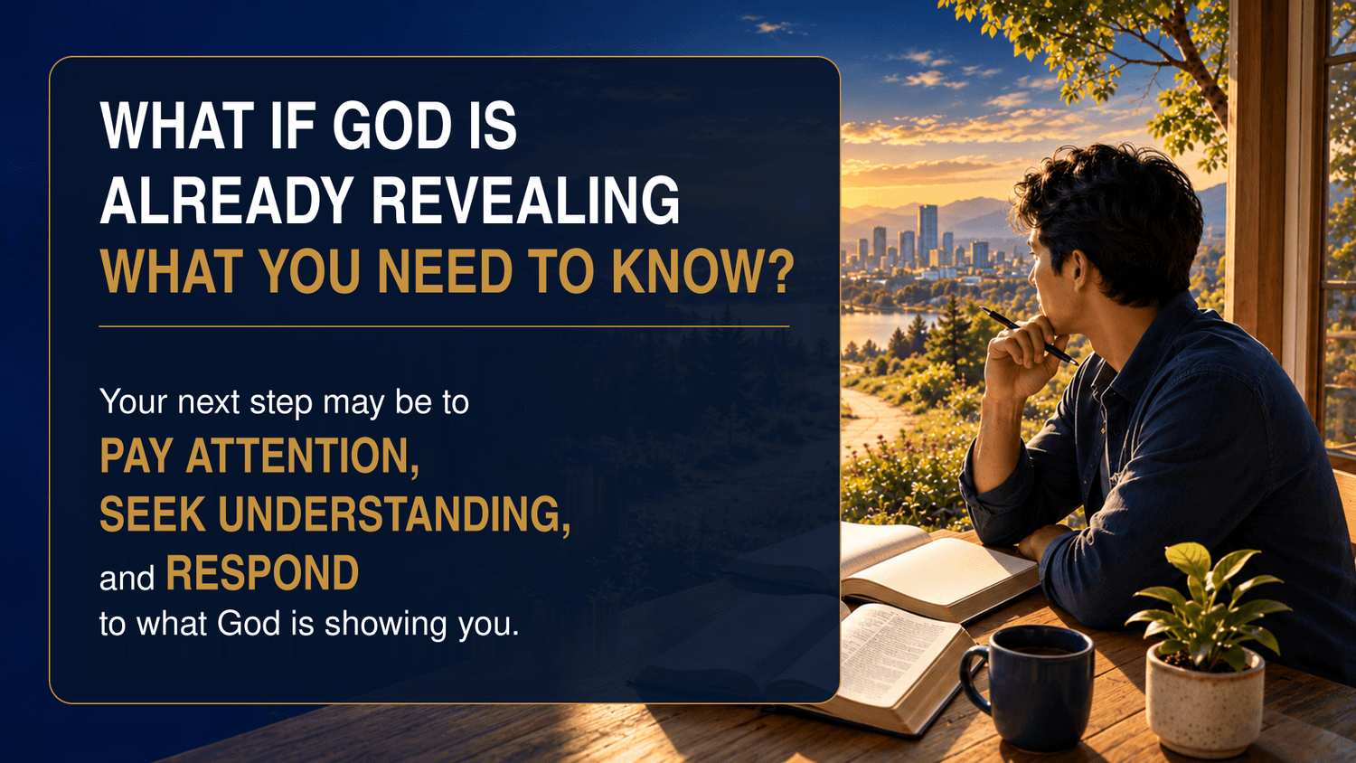 What If God is already revealing the answer?