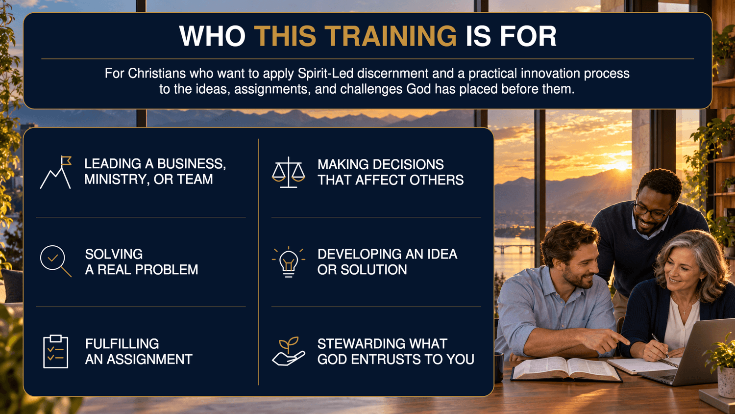 Who is this training for?