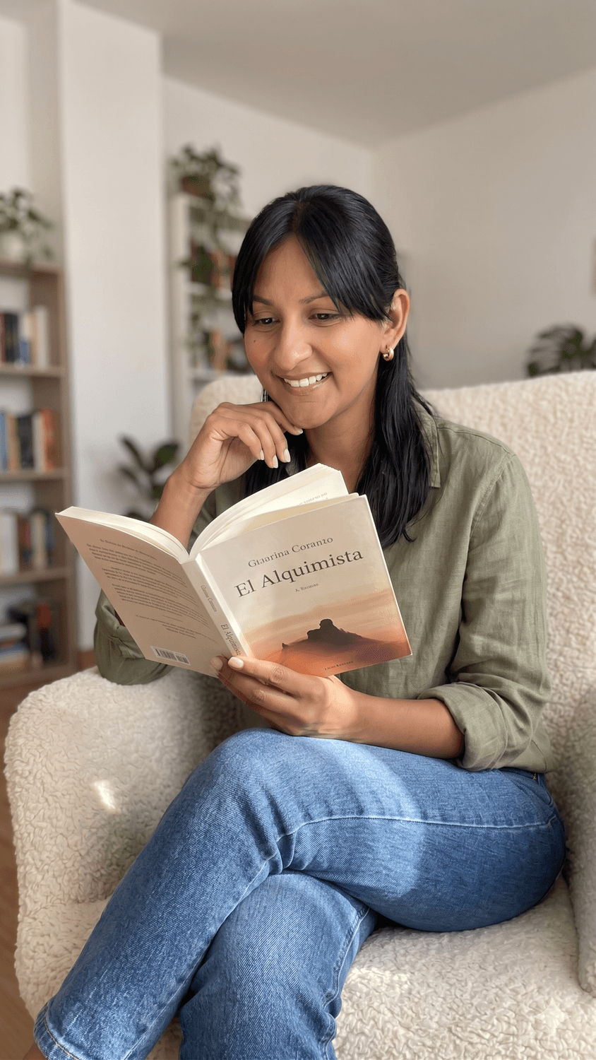Alenka leyendo
