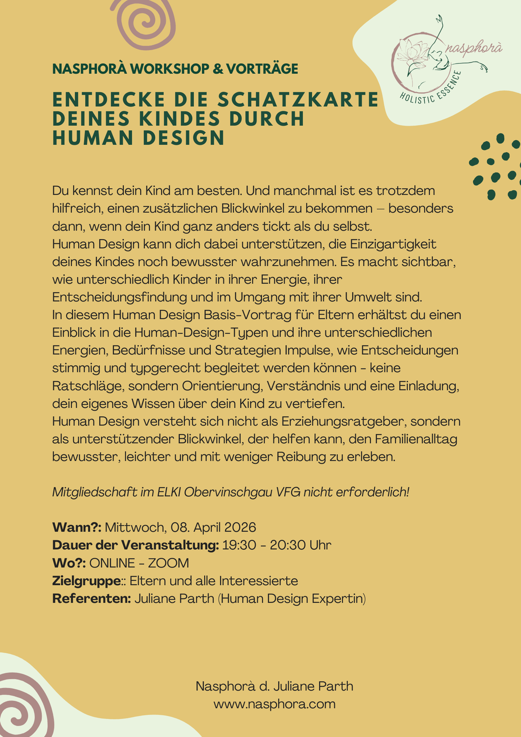 der Schriftzug Zauberkaffee mit einer Fee die im Halbmond über dem Buchstabe K sitzt und die Gesichter der zwei Coaches