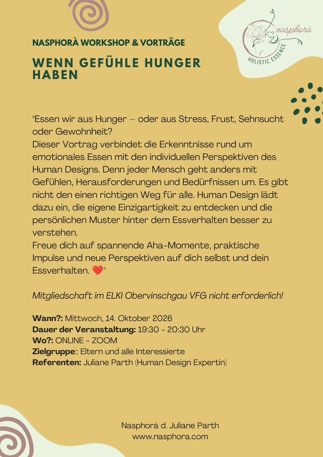 Wenn Gefühle Hunger haben; Emotionales Essen erklärt durch die Brille von Human Design
