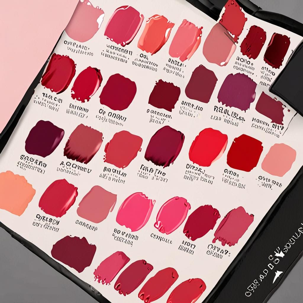 luxury lip pigment swatches guide