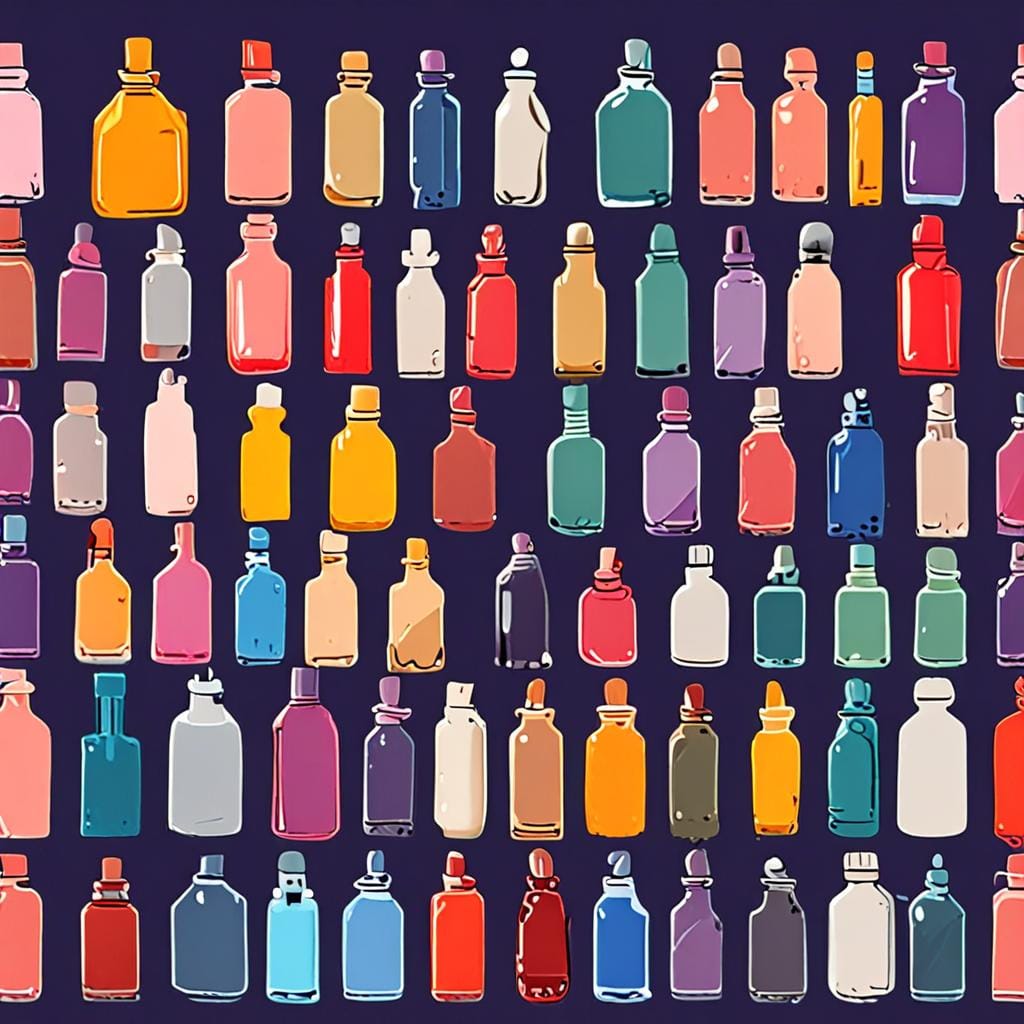 pigment bottles comparison