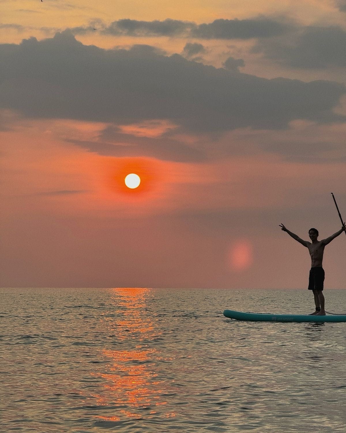 Sunset over the Red Sea