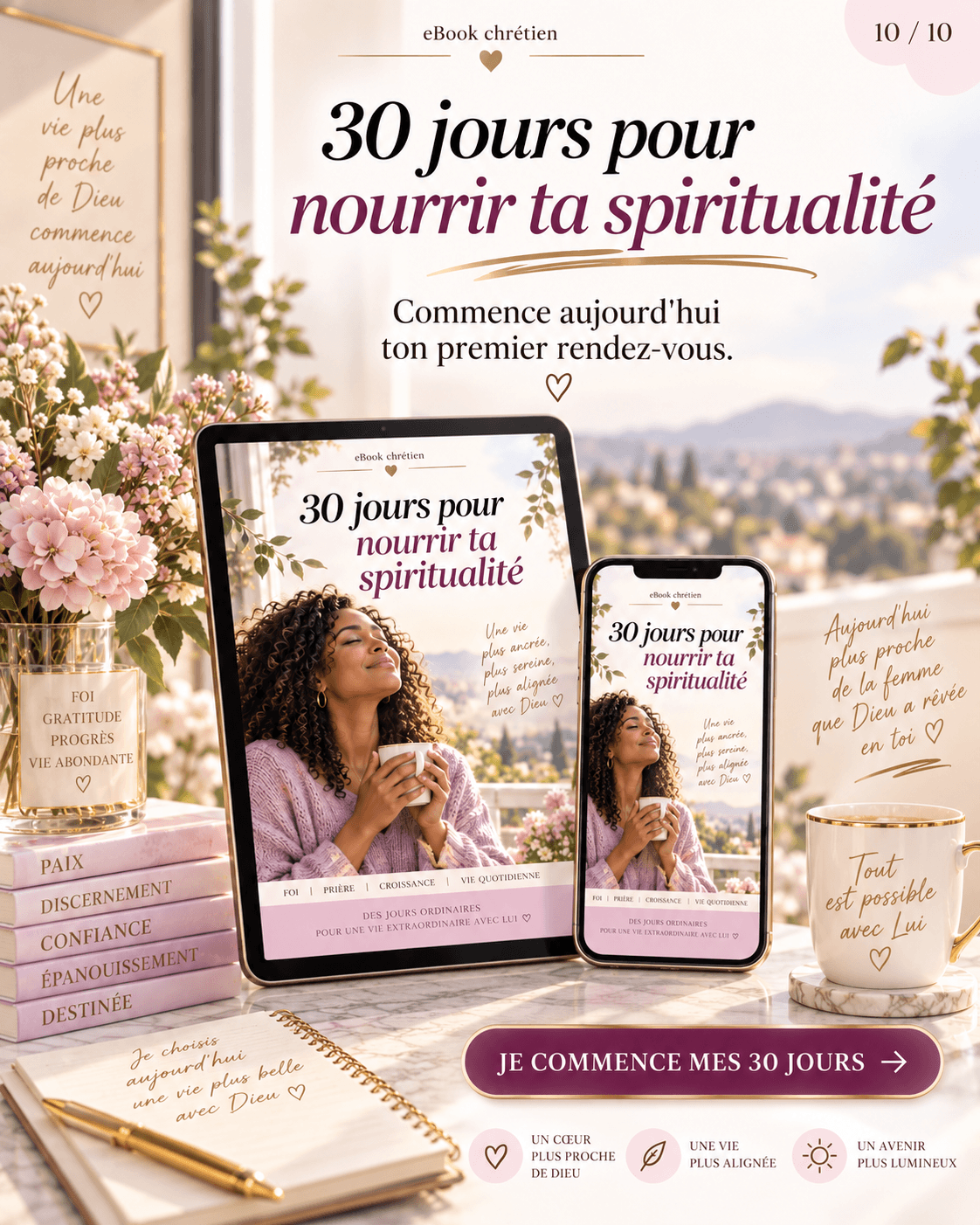Le guide 30 jours pour nourrir ta spiritualité