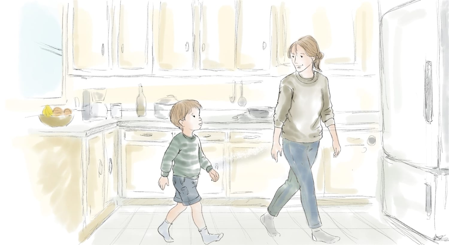Illustration du fil invisible