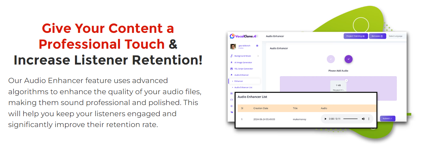 give your content a professional touch