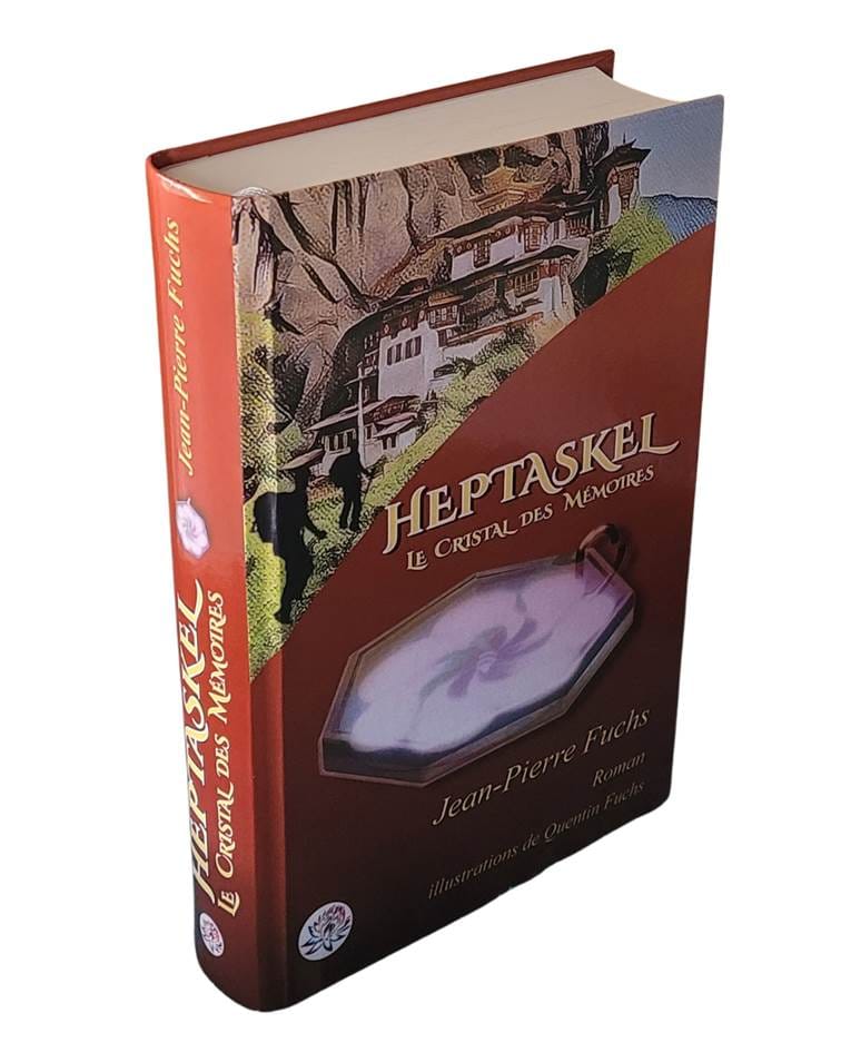 Photo du livre relié couverture dure "Heptaskel"
