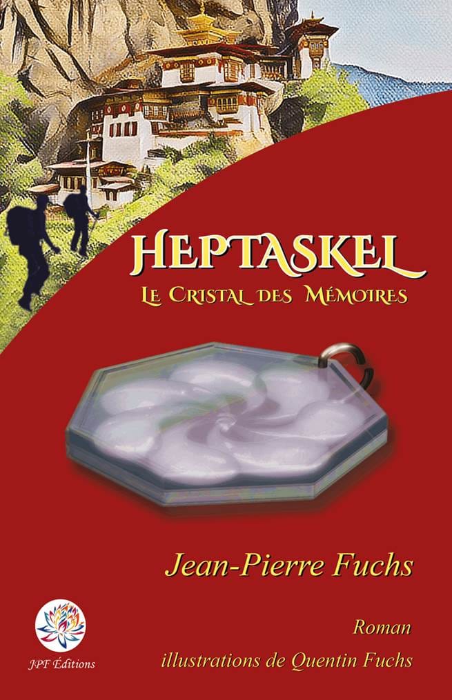 première de couverture du roman "Heptaskel - Le Cristal des Mémoires" de Jean-Pierre Fuchs 