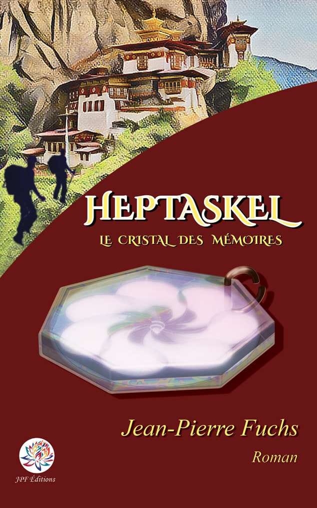 1ère de couverture du roman "Heptaskel" non illustré