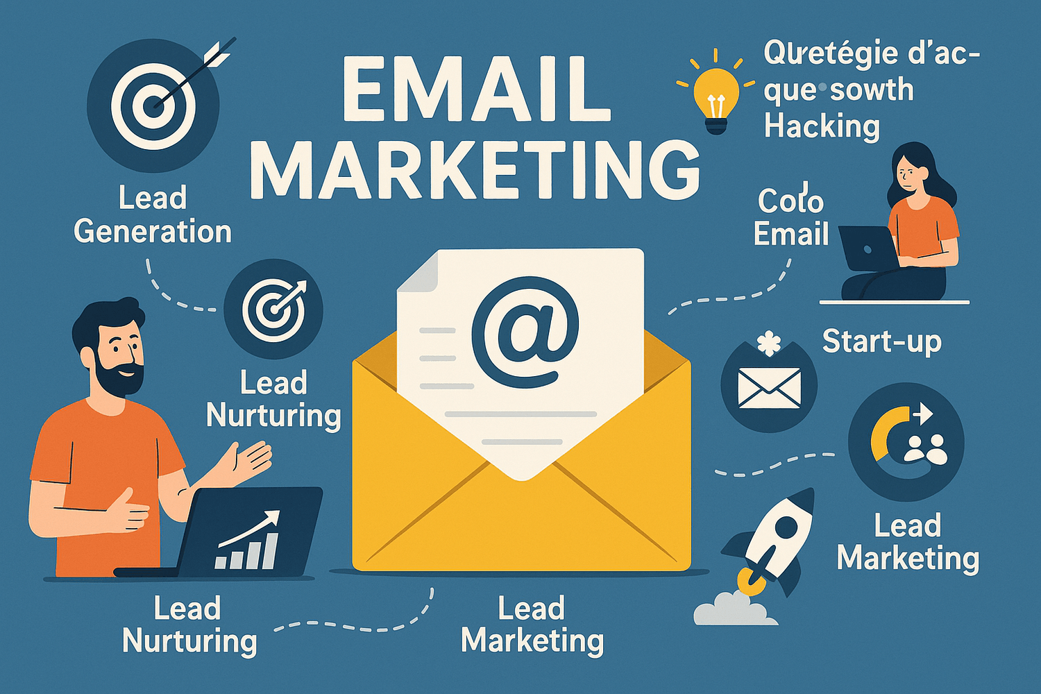 Email marketing diagramme