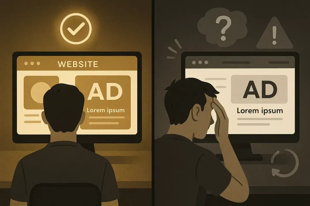 Comparación entre funnel coherente y funnel desalineado para explicar cómo la alineación cognitiva reduce fricción mental y aumenta las ventas en ecommerce.