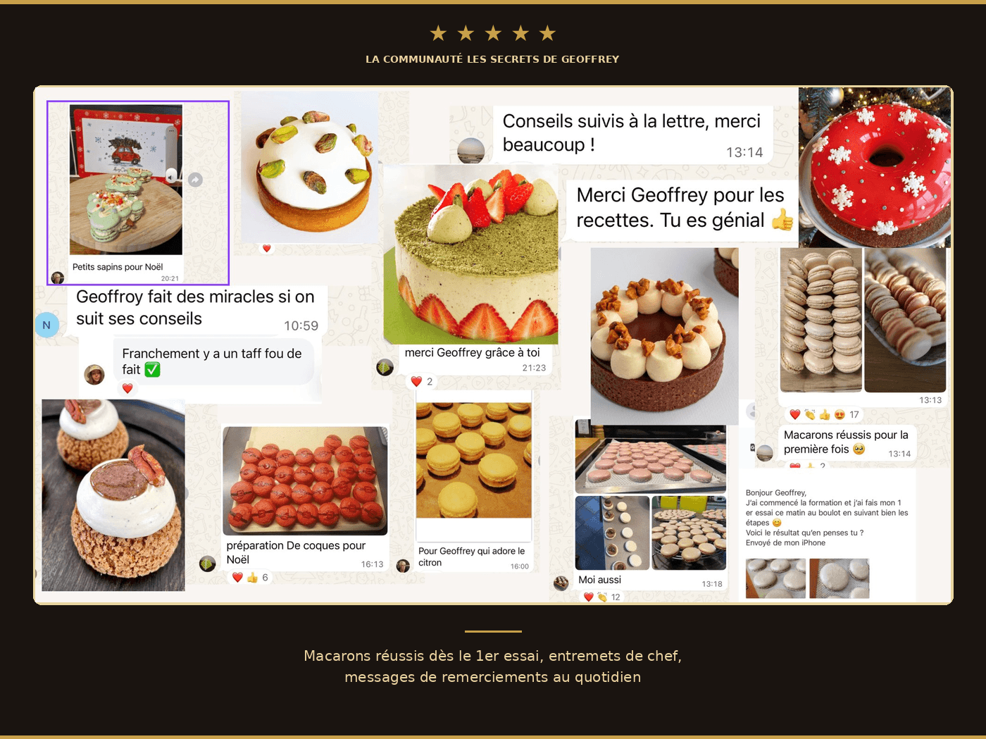 Témoignages de la communauté