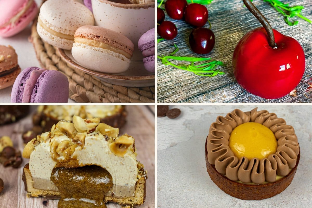 Macarons aux coques lisses, avec leur collerette