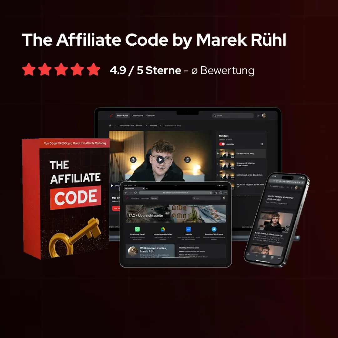 The Affiliate Code von Marek Rühl