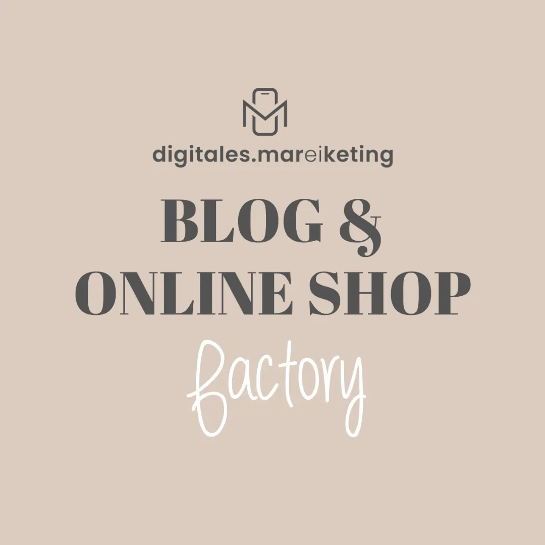 BOS factory, Blog & Online Shop factory. Schritt-für-Schritt zur eigenen Website mit Systeme.io