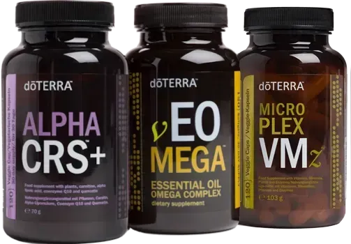 LLV, Lifelong Vitality Pack von doTerra bestehend aus Alpha CRS+, EO Mega und MicroPlex VMz