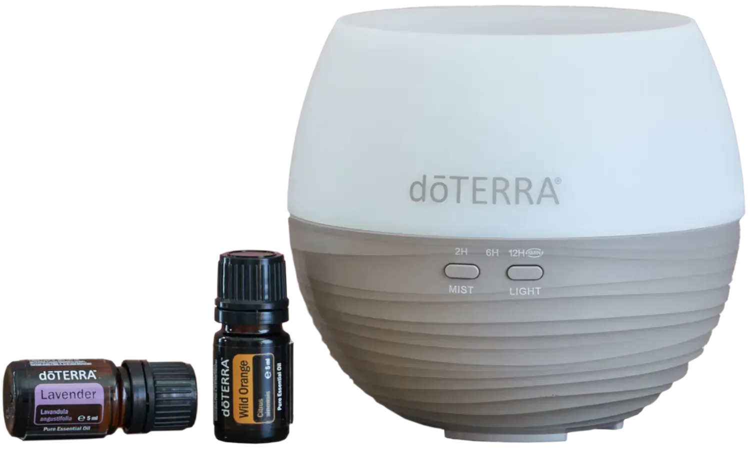 Diffuser von doterra mit den Ölen Lavendel und Wild Orange