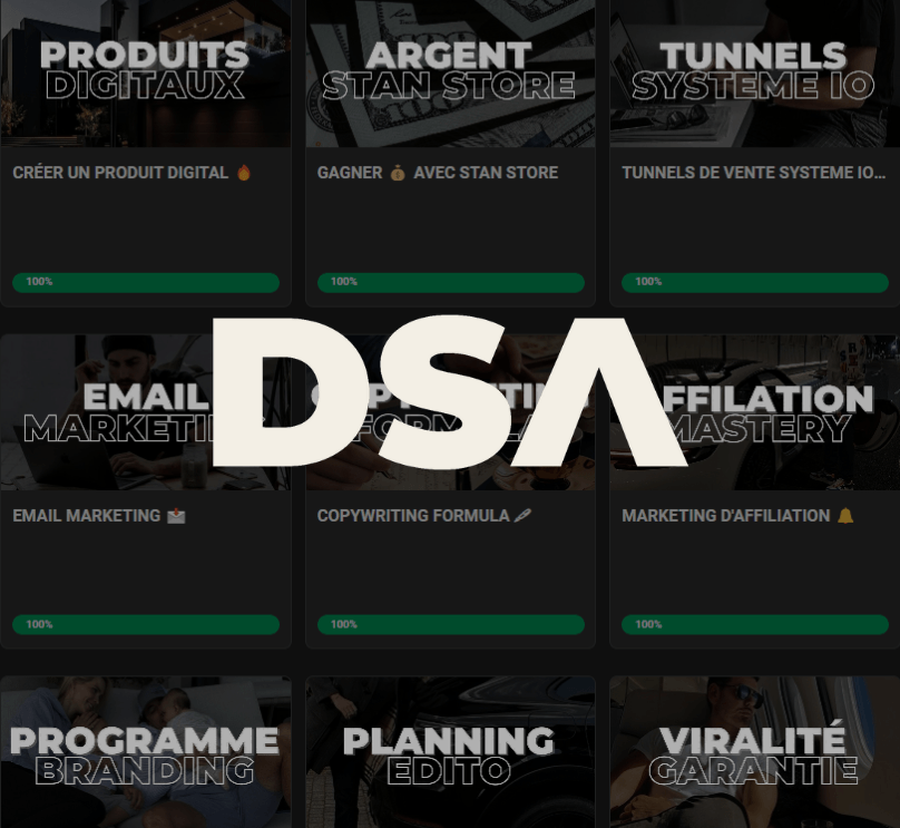 Digital Success Academy - DSA | Formation MRR Marketing Digital