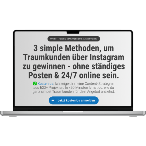 Mockup vom eBook "MAXimal sichtbar 2.0"