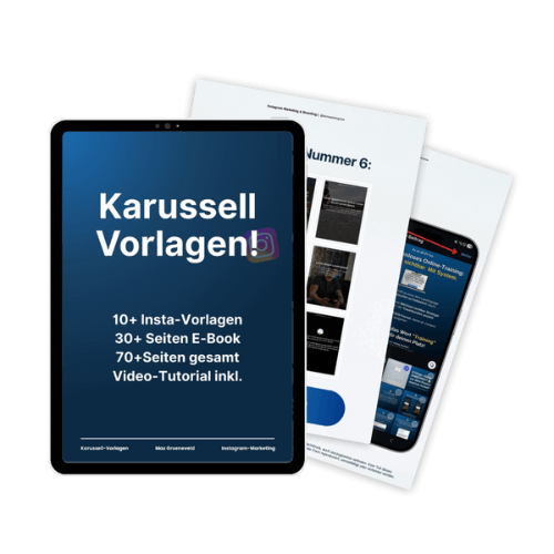 Mockup von MAXimal optimiert - Onlinekurs zur Profiloptimierung auf Instagram