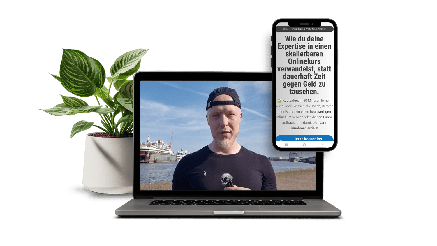 Mockup des 1:1-Coachings mit Max - persönliche Begleitung für dein Instagram-Marketing