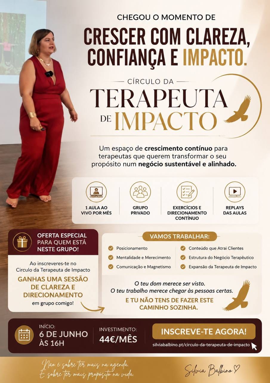Cartaz Círculo da Terapeuta de Impacto