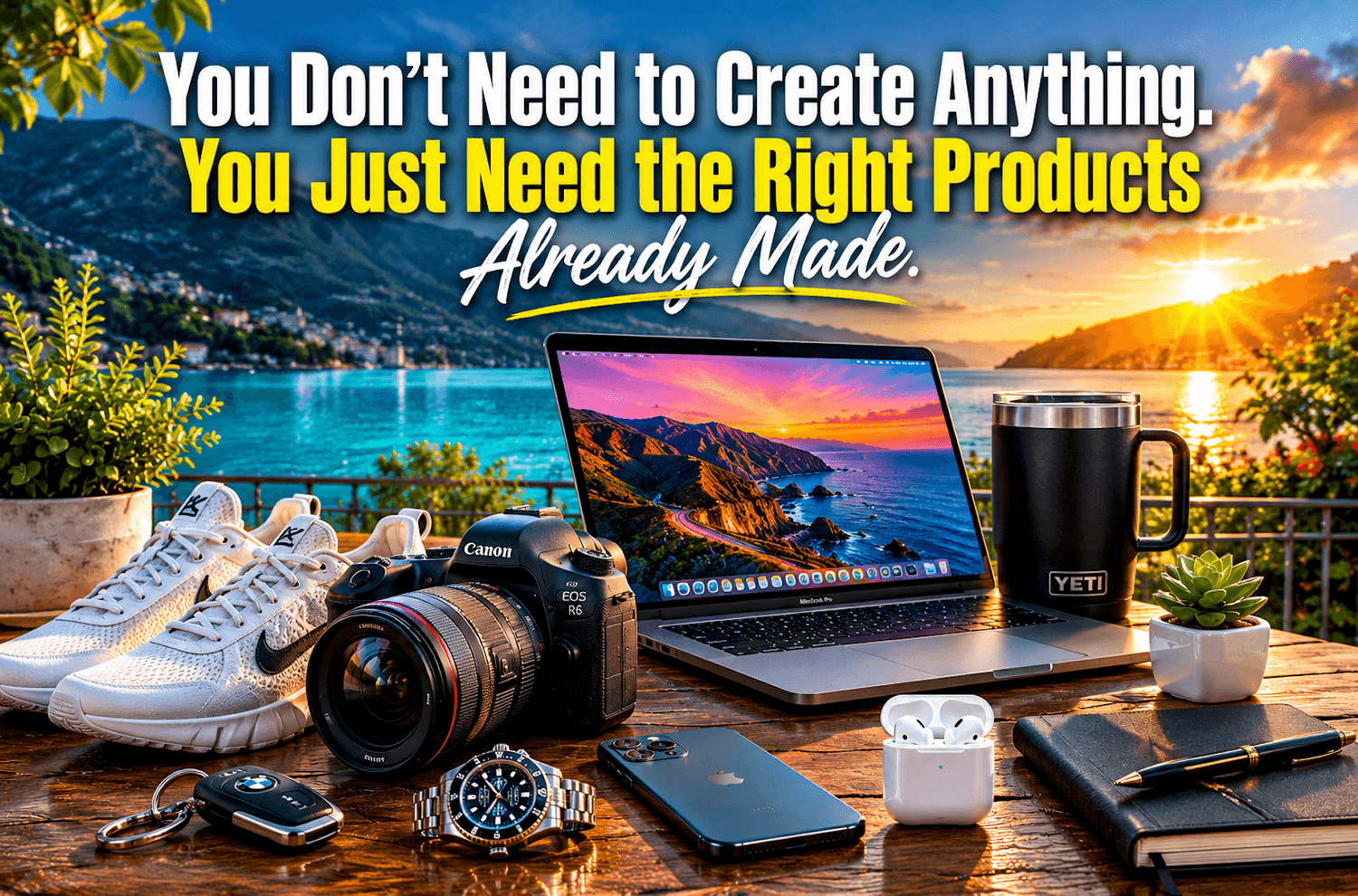 You Don't Need to Create Anything. You Just Need the Right Products Already Made.