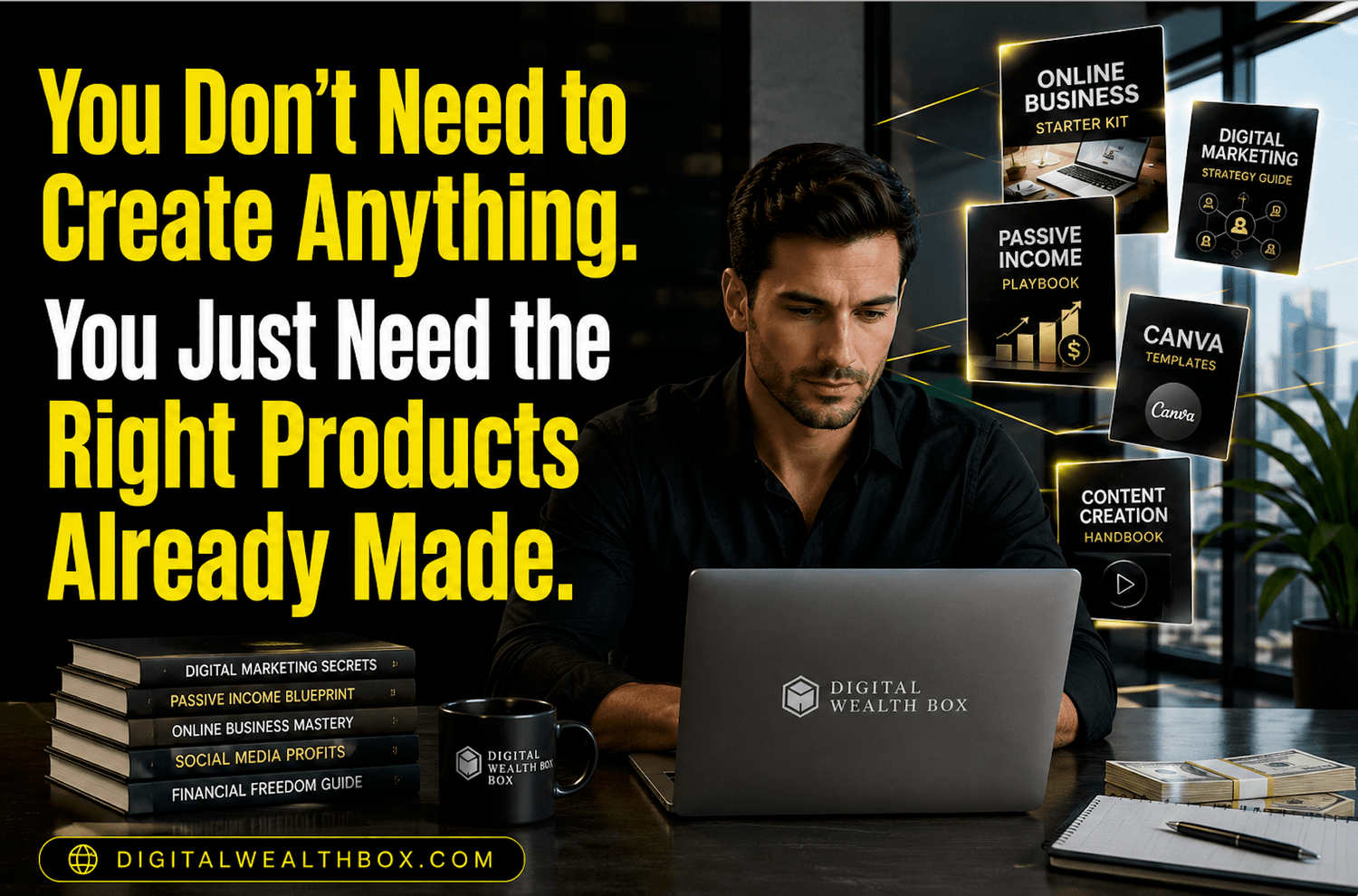 You Don't Need to Create Anything. You Just Need the Right Products Already Made.