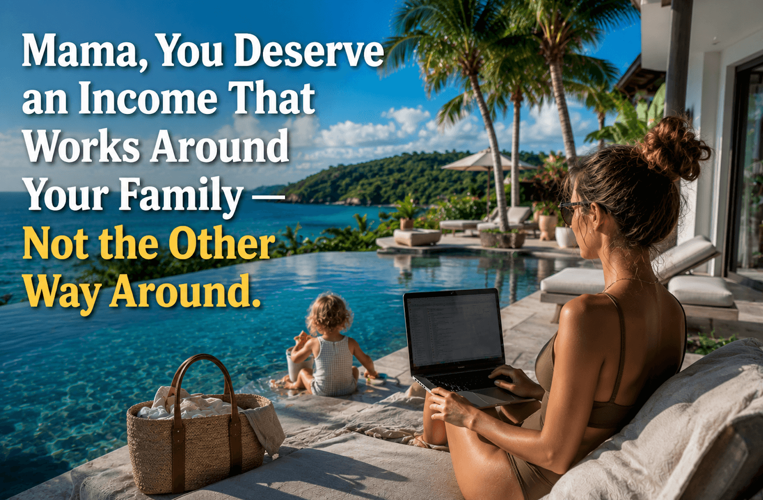 Mama, You Deserve an Income That Works Around Your Family — Not the Other Way Around.