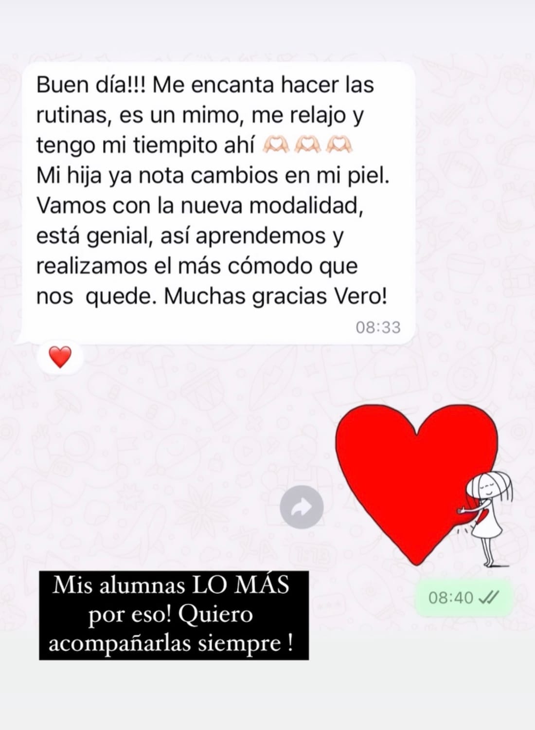Testimonio de alumna