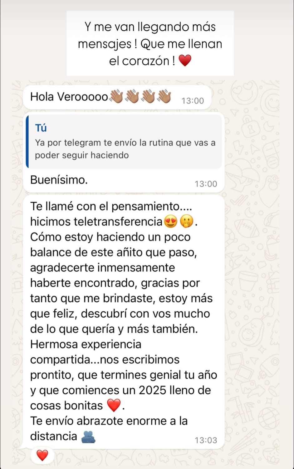 Testimonio de alumna
