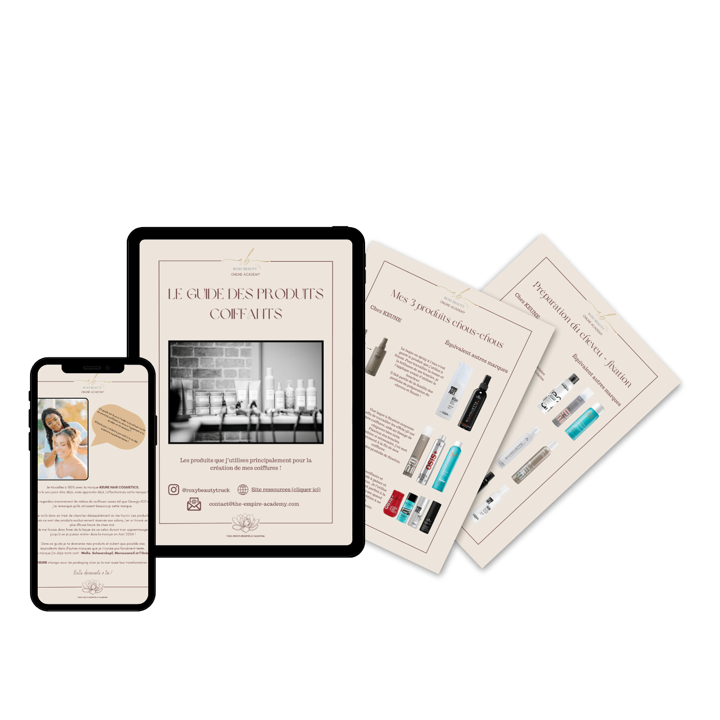 Le guide des produits de coiffage