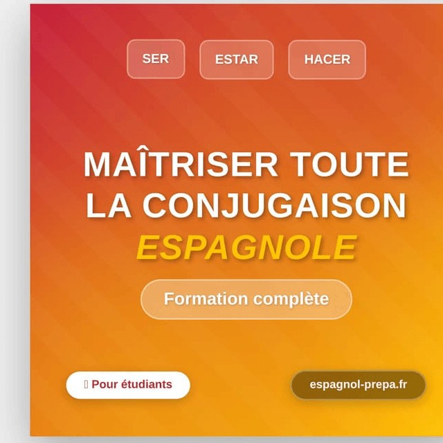 Maitriser toute la conjugaison espagnole