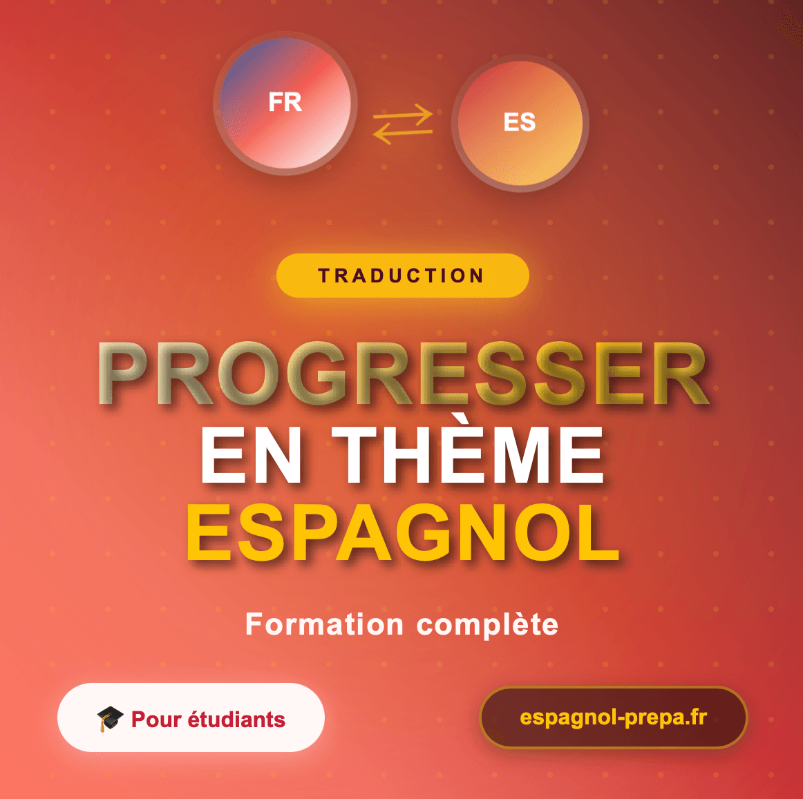 Progresser en thème espagnol