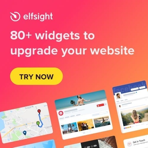 elfsight widgets gratis para tu sitio web con systeme.io