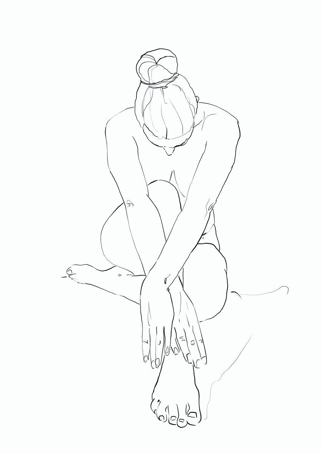Plantilla de dibujo lineal