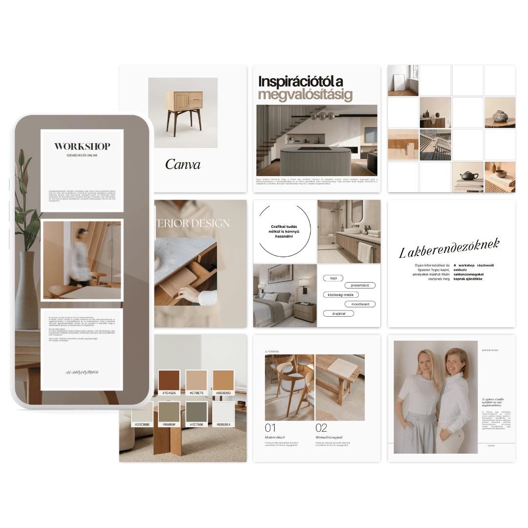 Canva moodboard kreatív