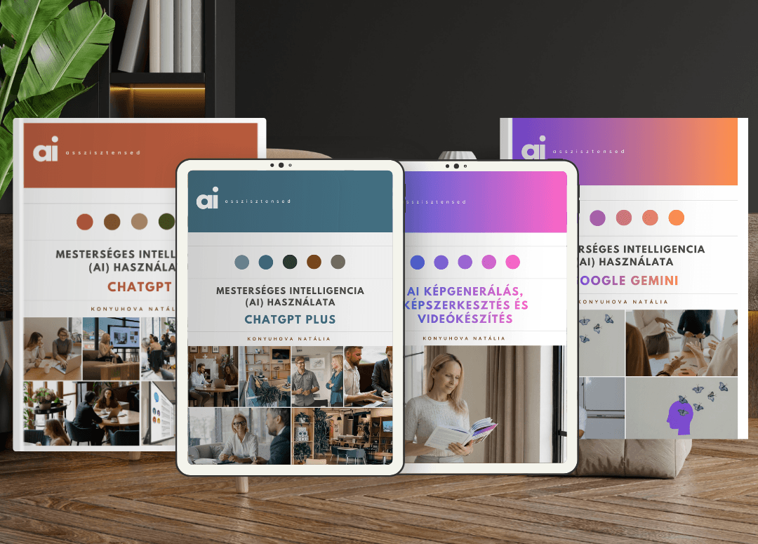 "MESTERSÉGES INTELLIGENCIA HASZNÁLATA" E-BOOKOK