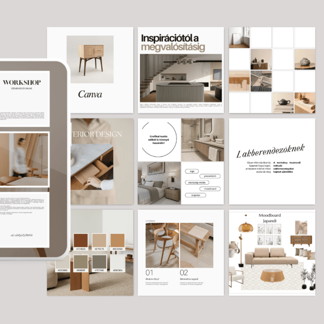 Canva moodboard kreatív