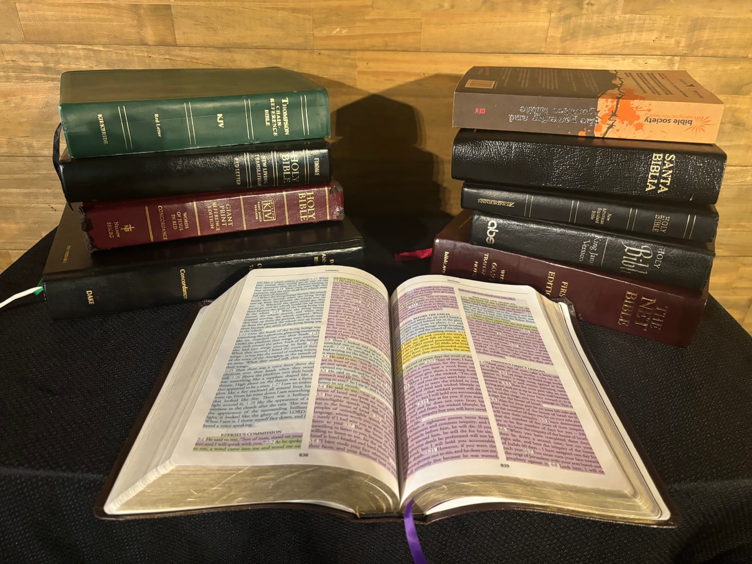 God Speaks hardback Bible