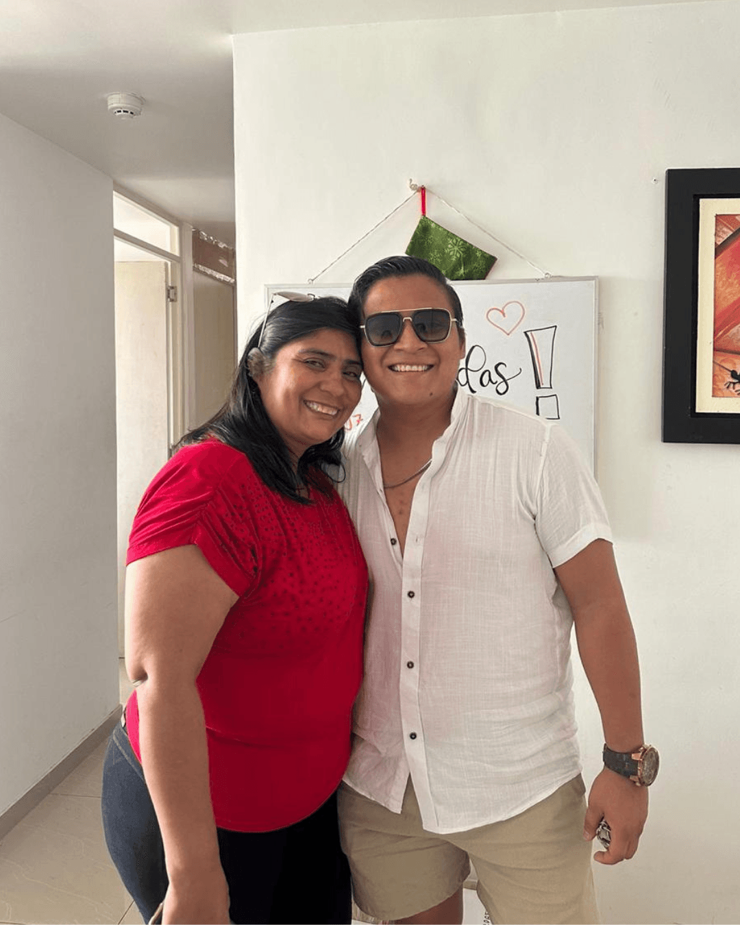 Después: cumpleaños con mamá consintiéndola