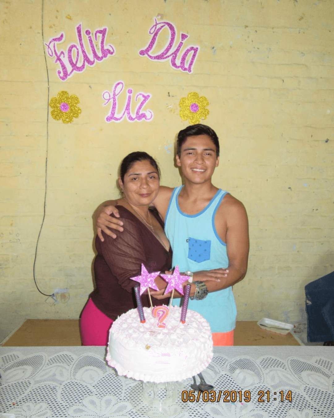 Antes: cumpleaños con mamá, solo podía comprar un pastel