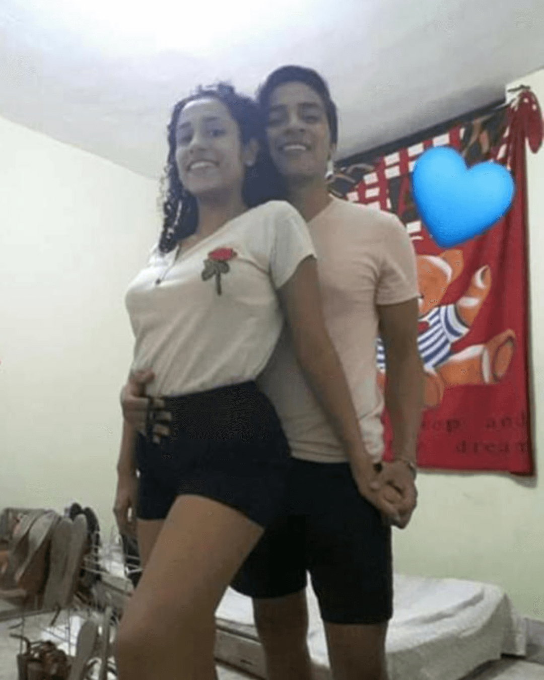 Antes: en un cuarto con mi pareja