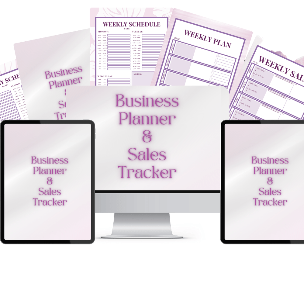 Business Planner & Sales Tracker